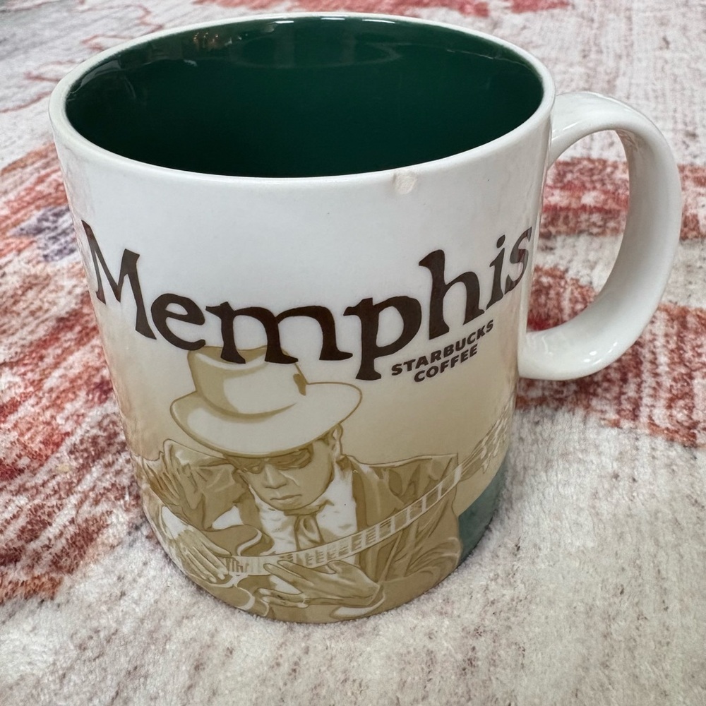 Memphis Tennessee Global Icon Starbucks Coffee Collector Mug 2011 **chip on rim*
